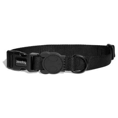 Afbeelding van Zee.Dog Halsband Gotham Zwart Hondenhalsband 23 33x1.0 cm
