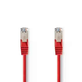 Afbeelding van Netwerkkabel Cat5e SF/UTP 10 meter (Rood)