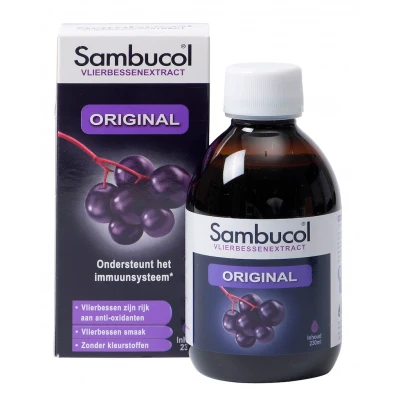 Afbeelding van Sambucol Vlierbessensiroop Original, 230 ml