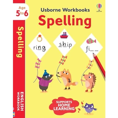 Afbeelding van Usborne Workbooks Spelling 5 6