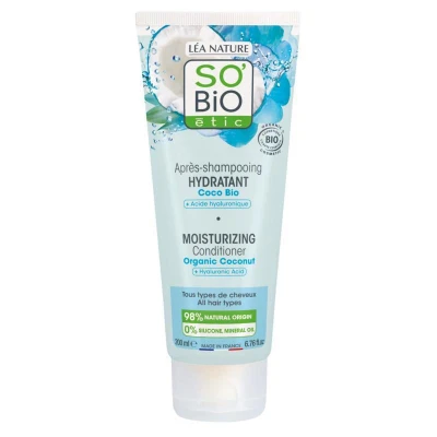 Afbeelding van So Bio Etic Conditioner coco hyaluronic acid 200 Milliliter