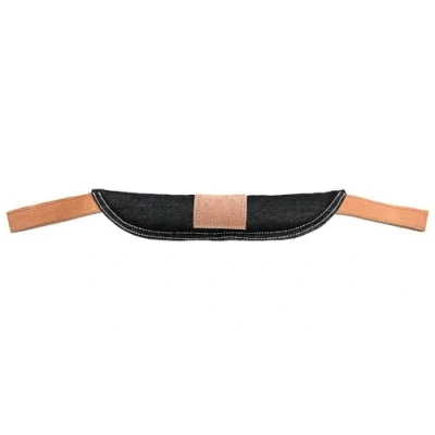 Afbeelding van Esschert Design Zwarte vintage denim deurstopper