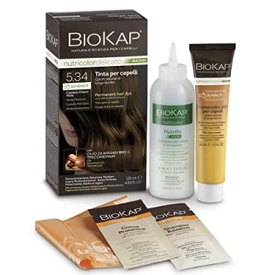Afbeelding van BIOKAP 10 min. haarkleur 5.34 honing kastanjebruin, 135 ml