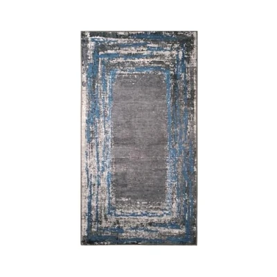 Afbeelding van MANI TEXTILE TPS_RING_zwart 160 tapijt, polyester, zwart, x 230