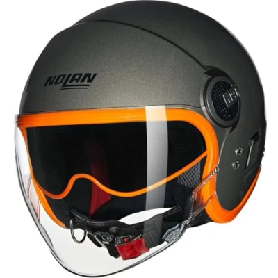 Afbeelding van Nolan N21 Visor 06 Ocio Jet Helm, oranje bruin, afmeting XL voor man