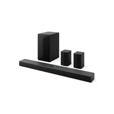 Afbeelding van LG S70TR intelligente soundbar, 500 W vermogen en 5.1.1 kanalen, dual draadloze luidsprekers, Dolby Atmos surround sound DTS:X, Hi Res 24 bits/96 kHz