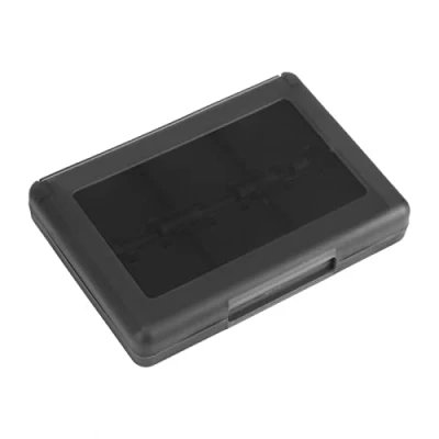 Afbeelding van Game Card Case, 28 in 1 PP Plastic Case Houder Cartridge Opbergdoos Fit voor Nintendo 3DS DSL DSI LL(zwart)