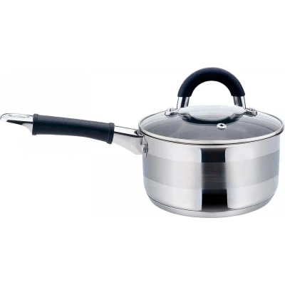 Afbeelding van Kinghoff 1256 steelpan met deksel 18 cm rvs 2,1 liter