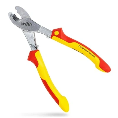 Afbeelding van Wiha Kabelknipper Professional electric met In en uitschakelbare openingsveer 180 mm blister 43664