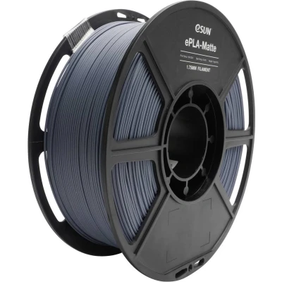 Afbeelding van ESUN ePLA Matte Grey Filament PLA mat 1.75 mm 1 kg Grijs (mat)