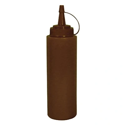 Afbeelding van Vogue portioneer knijpfles bruin 99cl