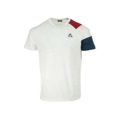 Afbeelding van le coq sportif BAT SP TEE Tshirt print, Heren, Maat: XXL, White ric red