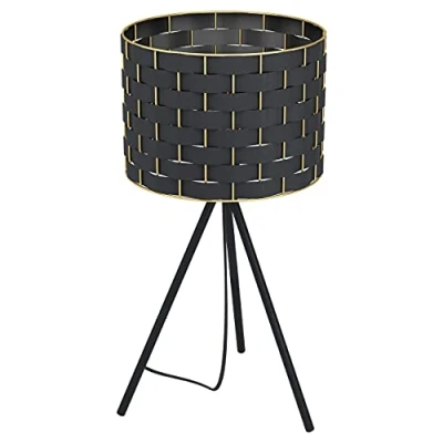 Afbeelding van EGLO Marasales Tafellamp E27 57 cm Zwart/Geelkoper