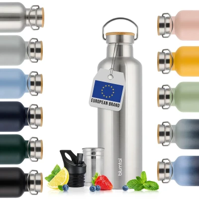 Afbeelding van Blumtal Thermosfles 1000 ml Dubbelwandige Drinkfles BPA Vrij Theefles Thermos Stainless Steel
