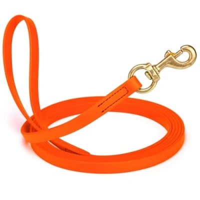 Afbeelding van Viper Biothane Werkende Tracking Lead Leash Lange Lijn voor Honden 2 Kleuren en 6 Maten, Oranje, 5/8 &quot;x 33ft