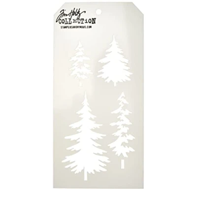 Afbeelding van Stampers Anonymous THS071 Tim Holtz gelaagde stencil, meerkleurig, 4,125 x 8,5 inch