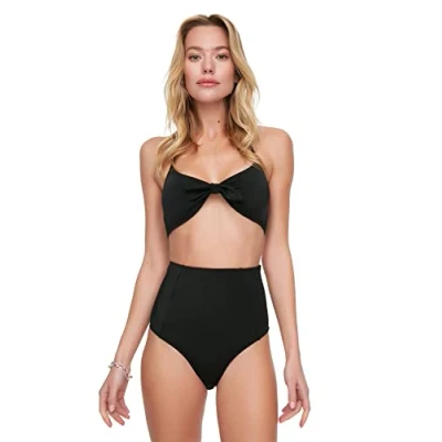 Afbeelding van Trendyol Dames Gedetailleerde Bikini Top, Zwart, 42