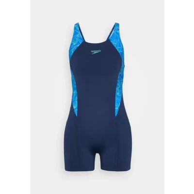 Afbeelding van Speedo HyperBoom Splice badpak voor dames, Lagoon Blue, 38