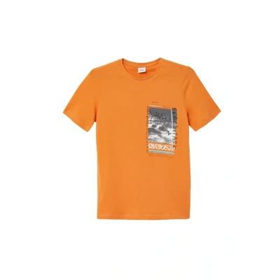 Afbeelding van s.Oliver MIT Front Tshirt print voor kinderen, Maat: 158/164, Bernstein