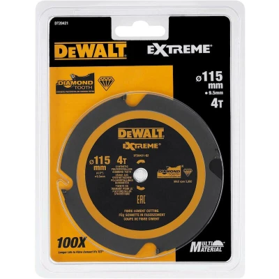 Afbeelding van DeWalt Accessoires Cirkelzaagblad Vezelcement 115x10x4t DT20421 QZ