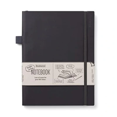 Afbeelding van IF Bookaroo Bigger Things Notebook Journal Zwart