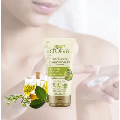 Afbeelding van 6er Pack Dalan d&#039;Olive Hand &amp; Body vochtinbrengende crème voor de normale tot droge huid 75 ml