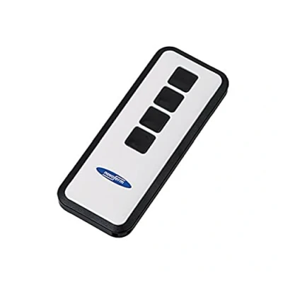 Afbeelding van Novoferm Handzender Mini Novotron 524 (4 kanaals zender; wisselcode 64, 128 bit encryptie; 433 MHz) TM15910101150, wit/zwart