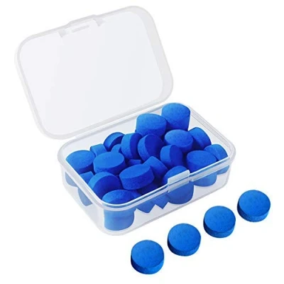 Afbeelding van Kulannder 30 Stks Pool Cue Tips 10mm /12mm Biljart Stick Vervangende met Clear Box voor Snooker Cues (Blue of Red Tip)