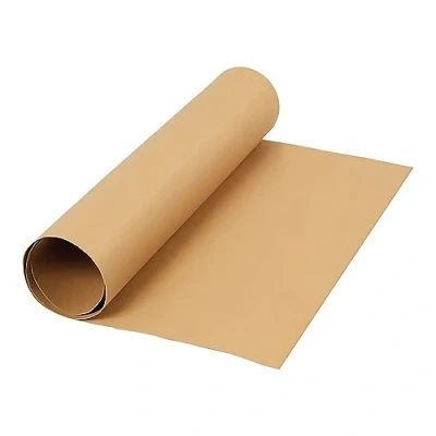 Afbeelding van Creotime leerpapier lichtbruin 1 m