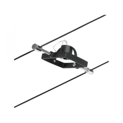 Afbeelding van Paulmann 94435 Mac II Kabelspot, voor kabelsysteem CorDuo, DC, maximaal 10 watt, aanvulling, zwart, kunststof, GU5,3, zonder verlichtingsmiddel