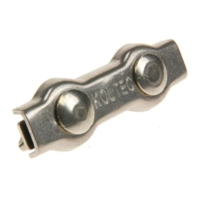 Afbeelding van Draadverbinders 4mm rvs/inox 4 stuks