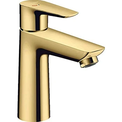 Afbeelding van Wastafelmengkraan Talis E HansGrohe 110 Eengreeps CoolStart Zonder Afvoer Gepolijst Goud