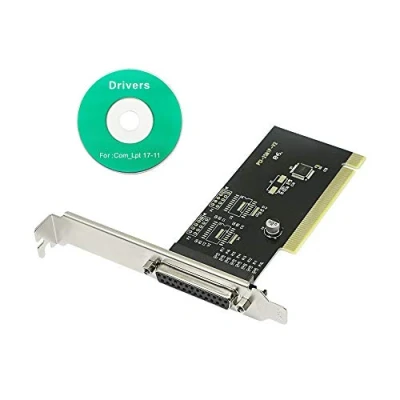 Afbeelding van CERRXIAN 1 Poort PCI Parallelle Kaart Adapter 25Pin Lpt naar DB25 Printer Controller Card