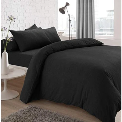 Afbeelding van Sleepdown Jersey Melange beddengoed set, antraciet, enkel bed