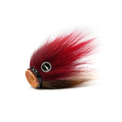 Afbeelding van VMC Mustache Shallow Leadfree Jighead Red Hot (22g) Loodkoppen