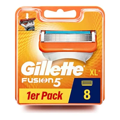 Afbeelding van Gillette Fusion5 Scheermesjes voor Mannen 8 Navulmesjes XL verpakking