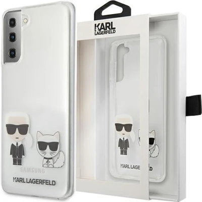 Afbeelding van Karl Lagerfeld KLHCS21MCKTR S21+ G996 hardcase Transparant &amp; Choupette
