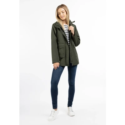 Afbeelding van Overgangsjas DREIMASTER M / Militaire Olijf 100% Polyester (Gerecycled)