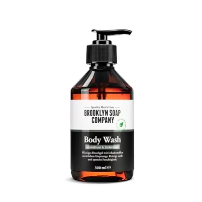 Afbeelding van Body Wash (300 ml) · Brooklyn Soap Company douchegel voor mannen reinigt zacht en hydrateert ✓