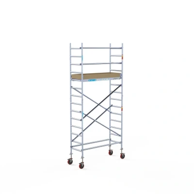 Afbeelding van Rolsteiger Euroscaffold Basic Schoren L190xB75 5.20m werkhoogte Carbon platformen