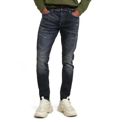 Afbeelding van G STAR heren Jeans Revend FWD Skinny Jeans, Blauw (Worn in Mountainous Desert Destroyed D20071 c051 g753), 35W / 34L