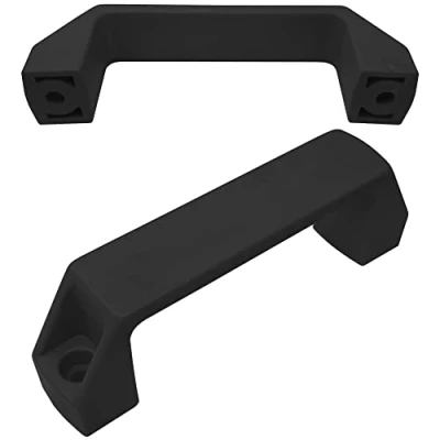 Afbeelding van cyclingcolors 2x industriële kabinet handvat 130mm deur machine tool fabriek garage fabricage, zwart