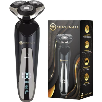 Afbeelding van ShaveMate Scheerapparaat Mannen Pro Gezicht en Hoofd Trimmer Nat Droog Shaver Neus Baardtrimmer Head Skull