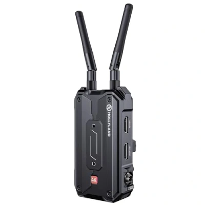 Afbeelding van Hollyland Pyro H zender, video draadloze HDMI, auto dual band frequentiesprong, 4K30/1080p60 1300 ft los bereik 60ms latentie, Smart Channel Scan, UVC Live Stream (1TX)
