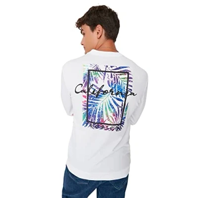 Afbeelding van Trendyol Sweatshirt Wit Regular, Wit, L