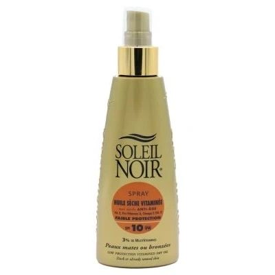 Afbeelding van Soleil Noir Olie Spray Huile Sèche Vitaminée SPF10 150ml