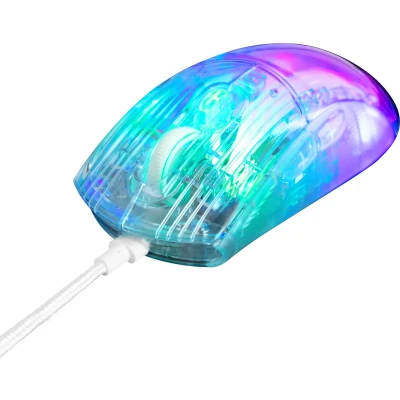 Afbeelding van Deltaco Gaming DM330 Muis USB Incl. Software RGB Transparant