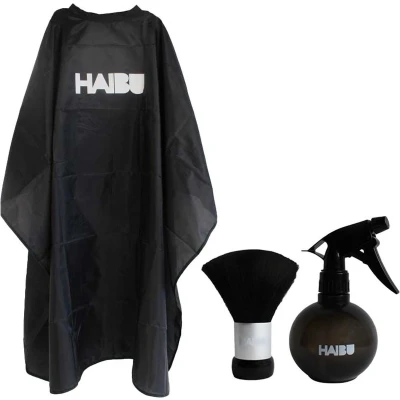 Afbeelding van Haibu Essentials Kapmantel + Nekkwast Waterspuit bundel/set/pakket