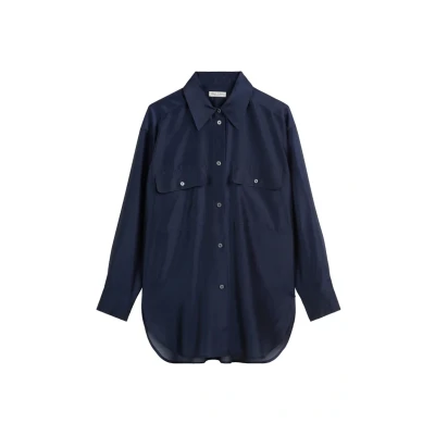 Afbeelding van Marc O&#039;Polo Overhemdblouse, Dames, Maat: 32, Cloudless night