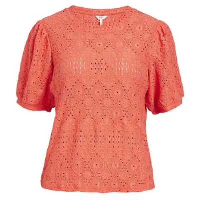 Afbeelding van Object Objfeodora NOOS Blouse, Dames, Maat: Small, Georgia peach